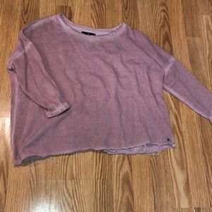 AE distressed pullover